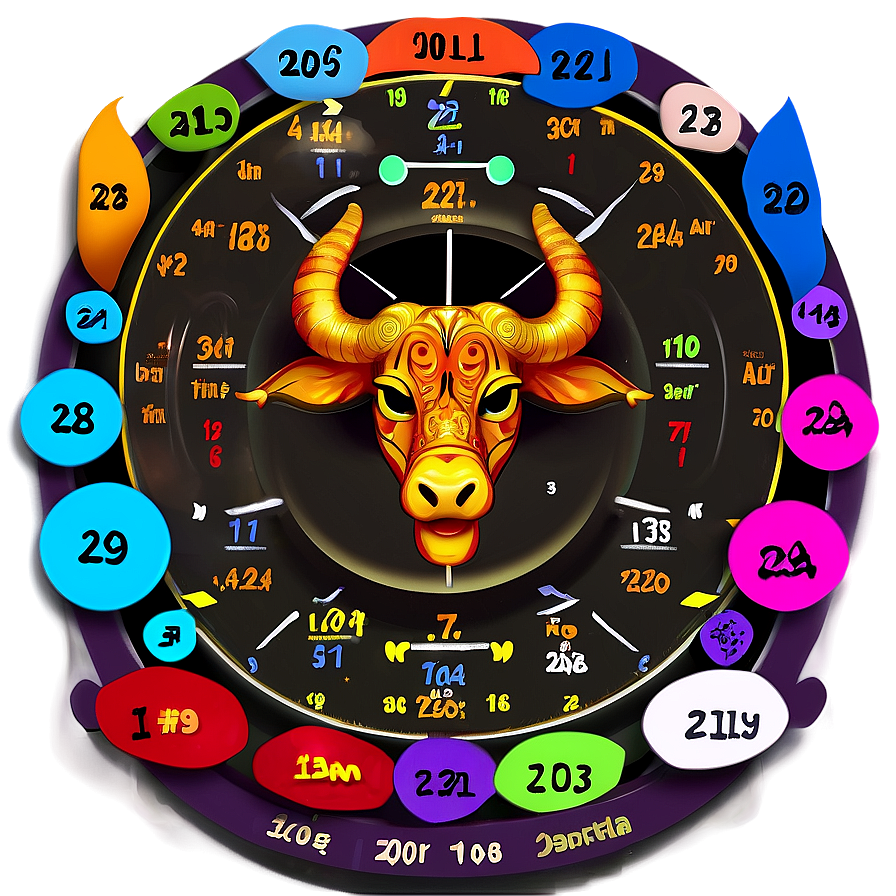 Taurus Zodiac Calendar Png 06112024