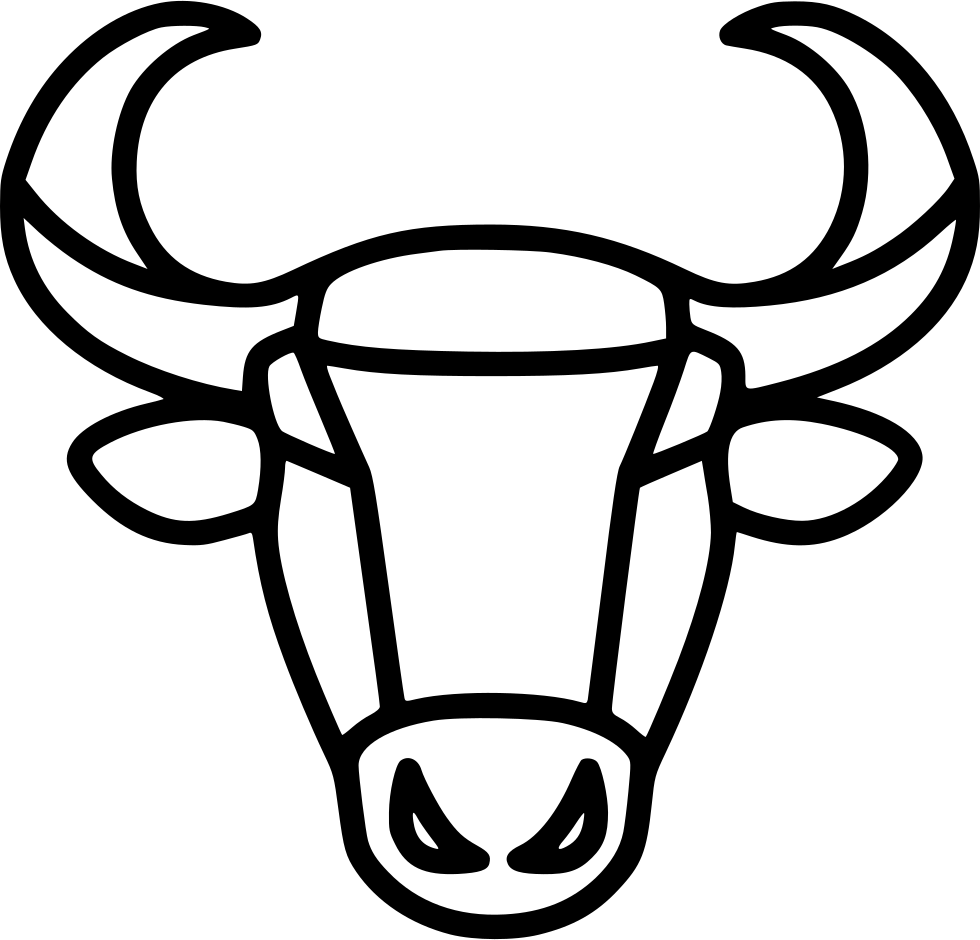 Taurus Zodiac Sign Outline