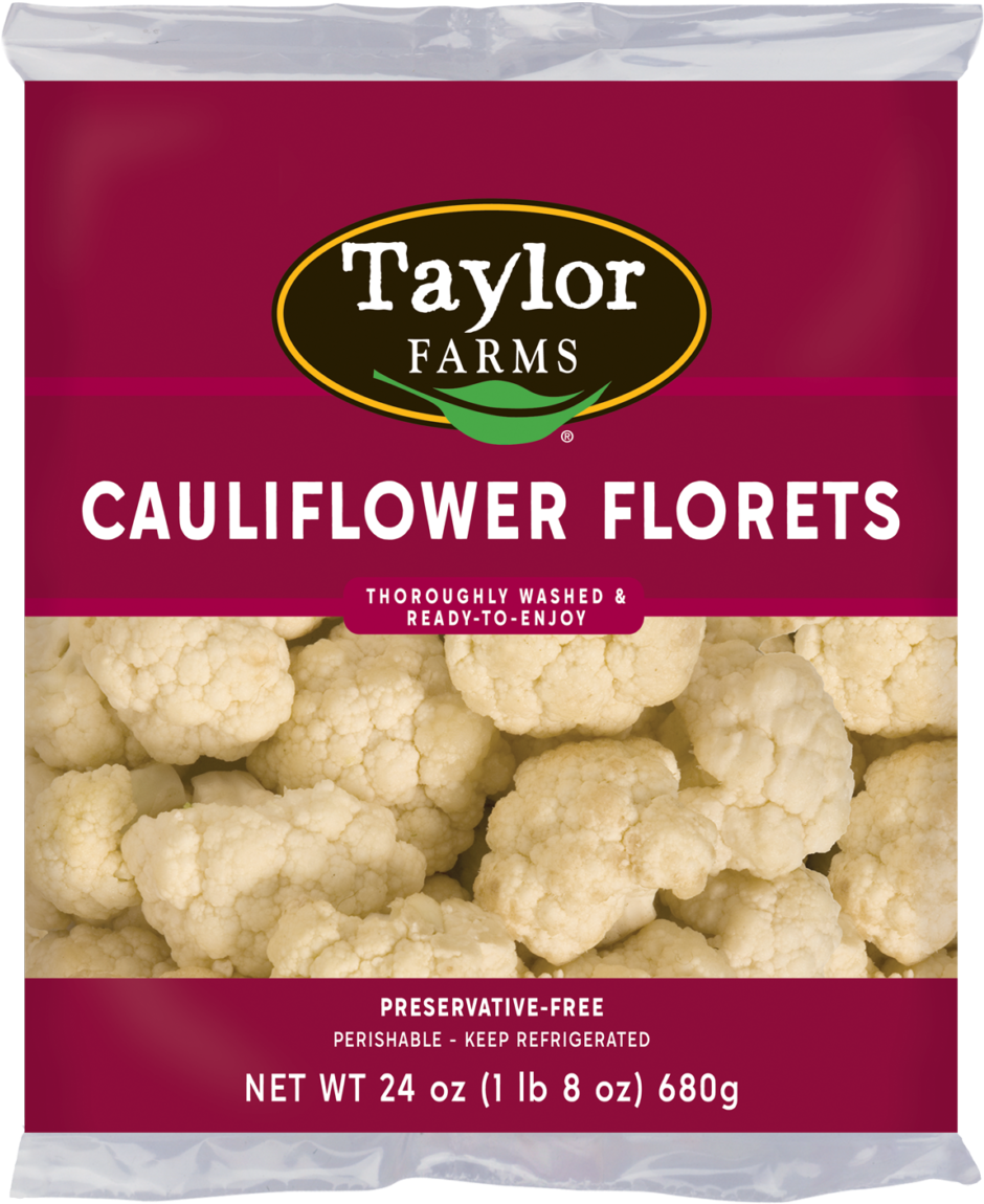 Taylor Farms Cauliflower Florets Package