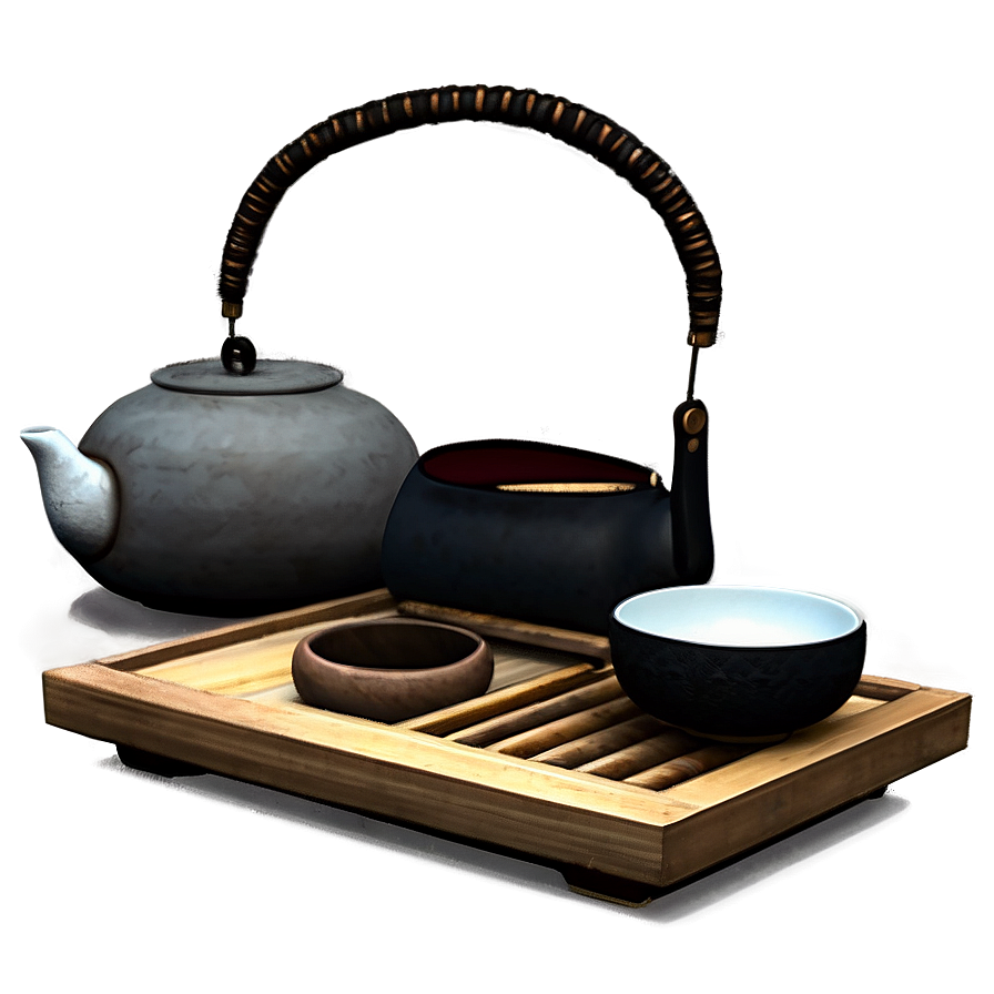 Tea Ceremony Set Png 05242024