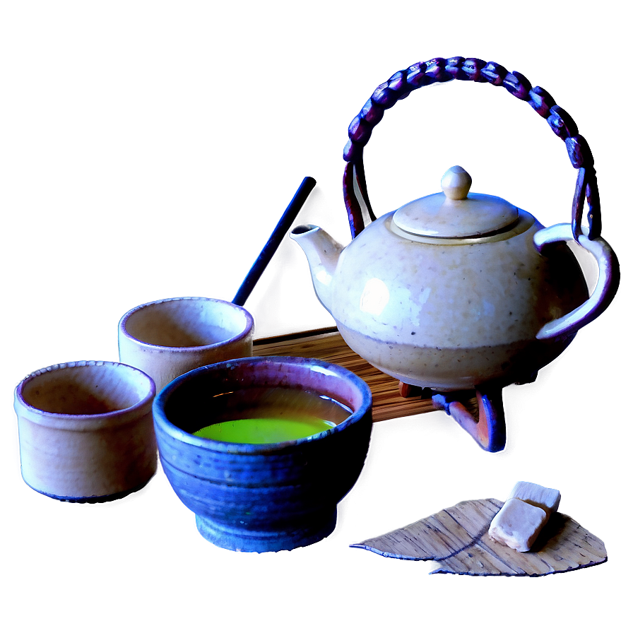 Tea Ceremony Set Png Glf33