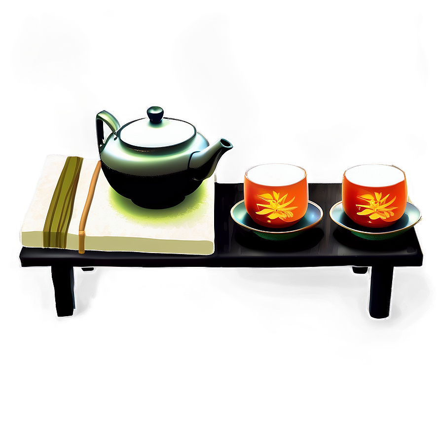 Tea Ceremony Set Png Utg94