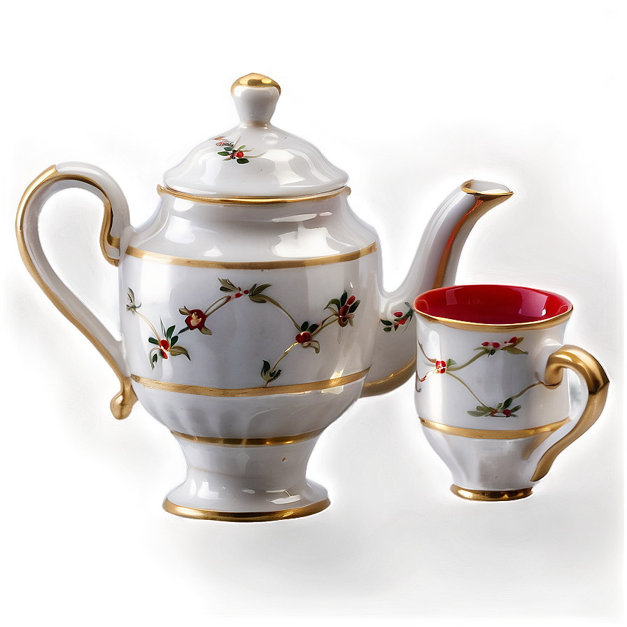 Tea Cup And Pot Set Png 05252024