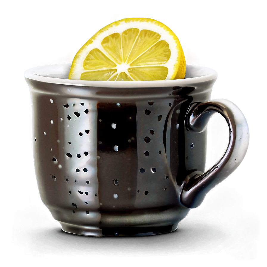 Tea Cup With Lemon Png 05242024