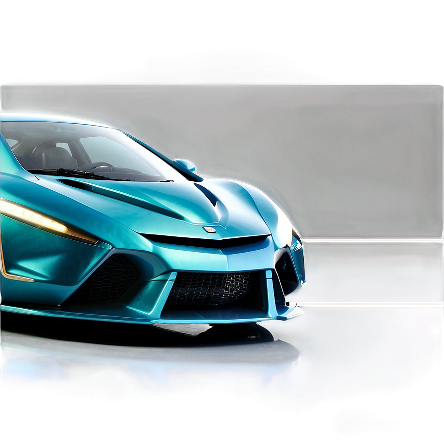 Teal Blue Car Mockup Png 22