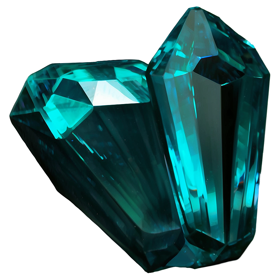 Teal Crystal Gemstone Png Ulo83