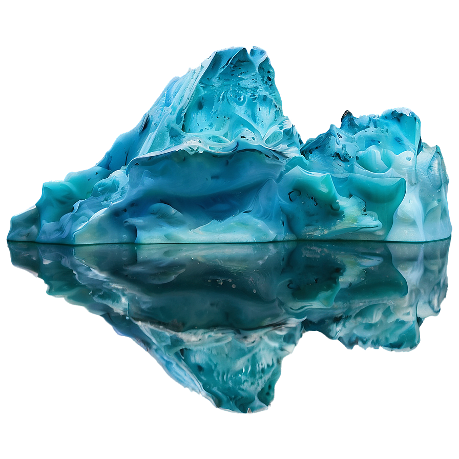 Teal Iceberg Cold Texture Png 28