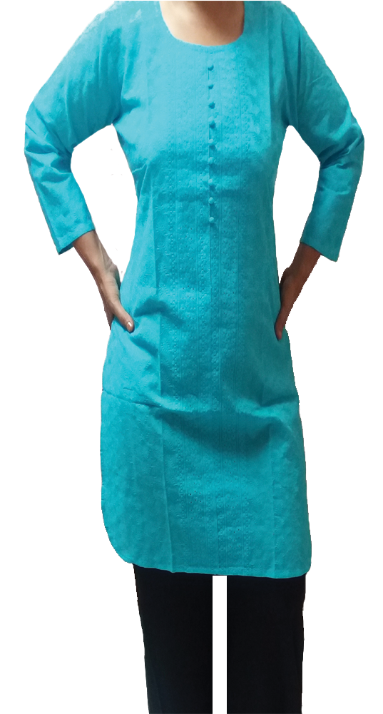 Teal Kurti Traditional Wear