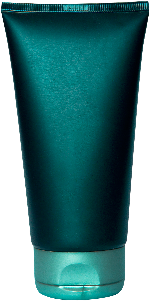 Teal Shampoo Bottle Blank Packaging