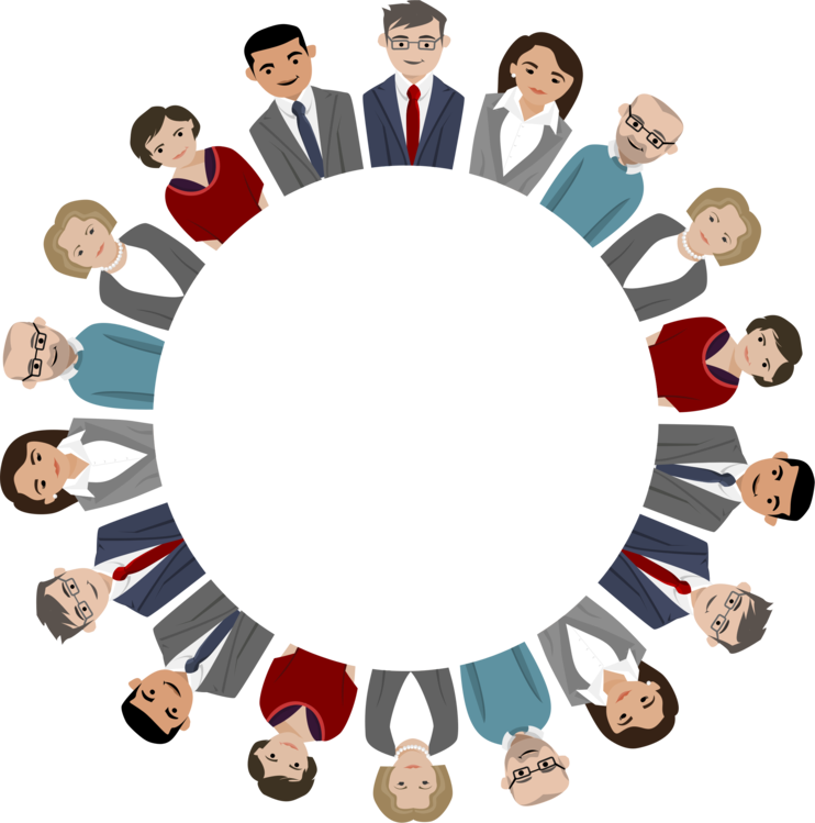 Teamwork Circle Illustration