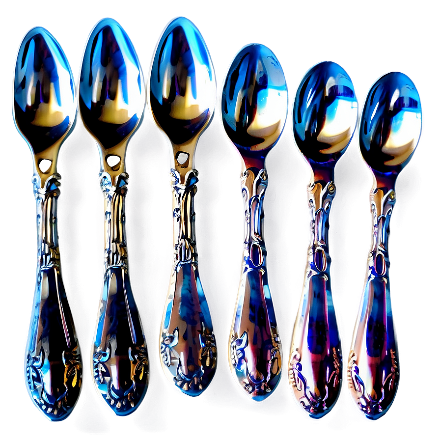 Teaspoon Set Png 05252024