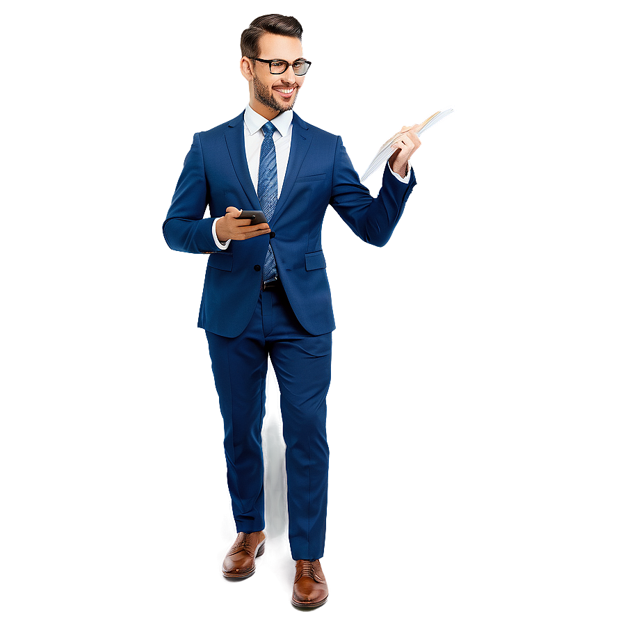 Tech-savvy Business Suit Png 06212024