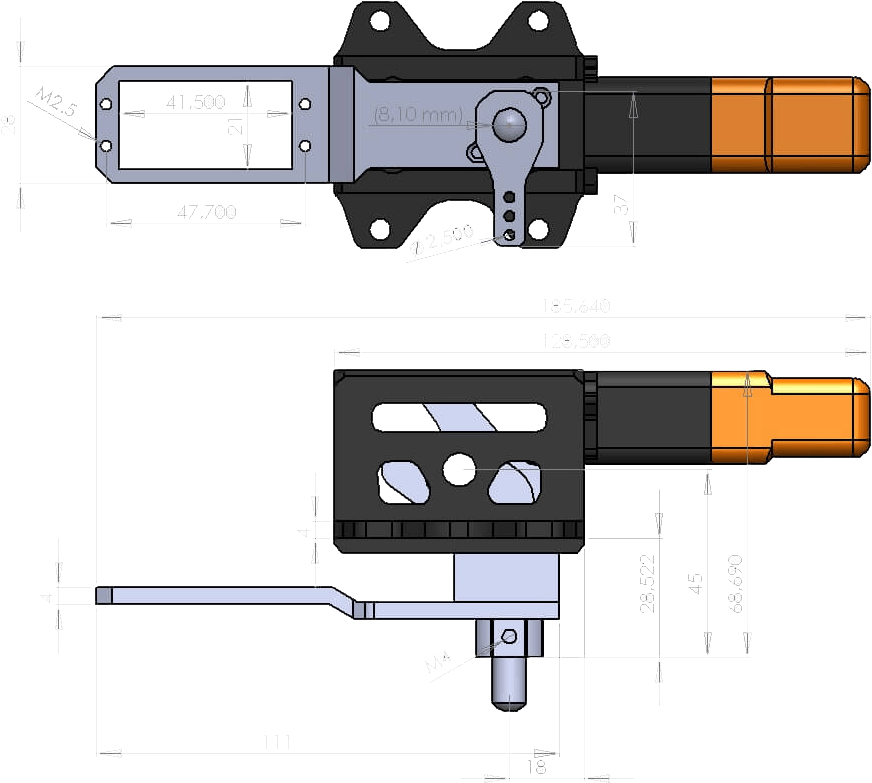 Technical Drawingof Electronic Component