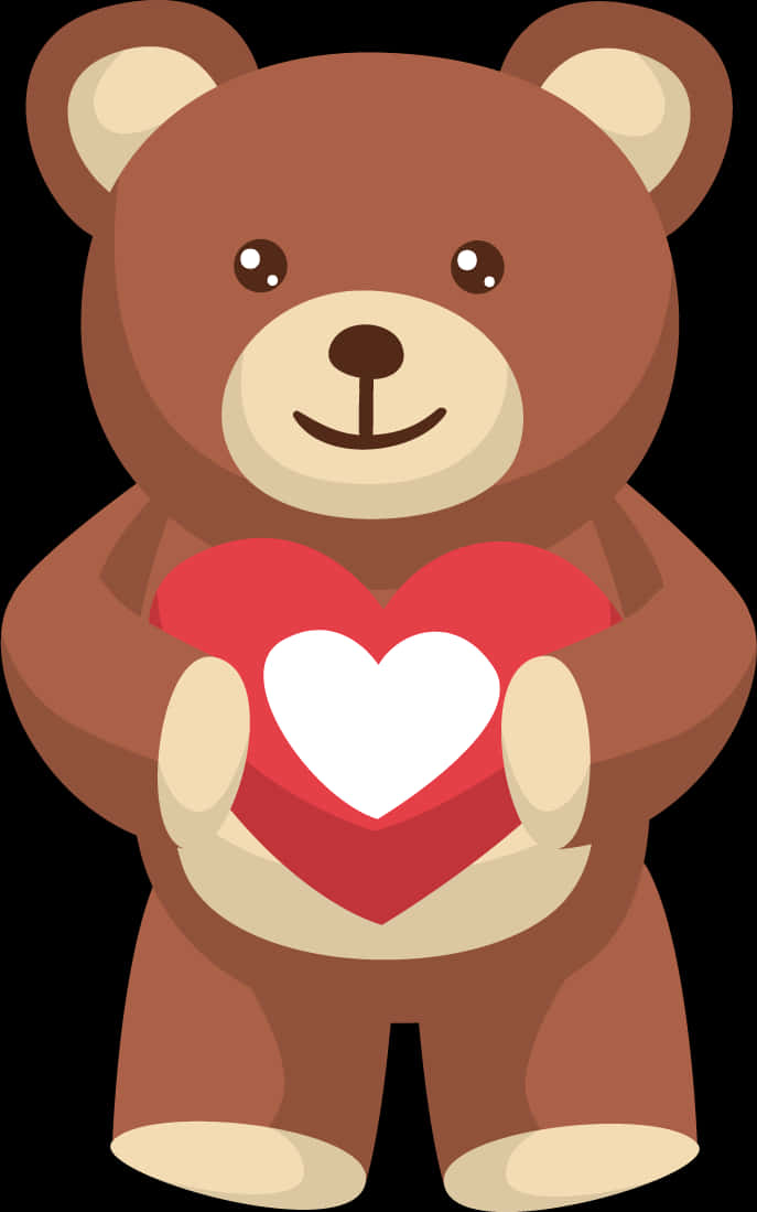 Teddy Bear Holding Heart