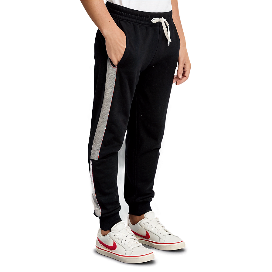 Teen Black Sweatpants Png 10