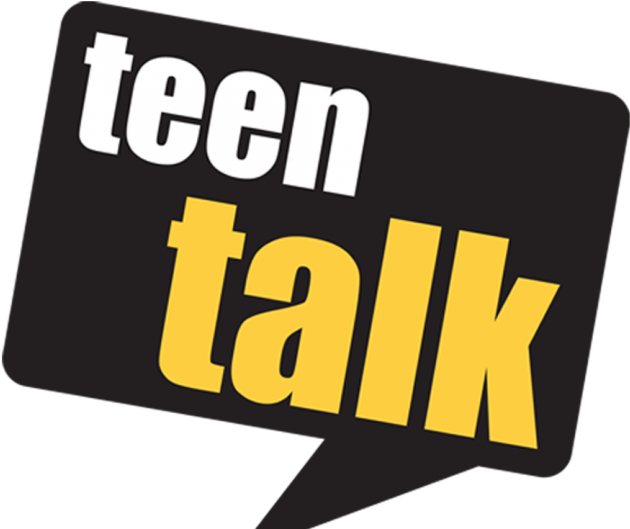 Teen Talk Speech Bubble Logo