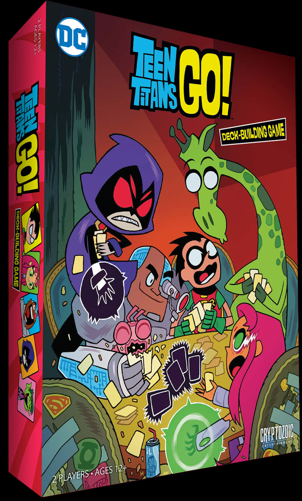 Teen Titans Go Deck Building Game Box Art