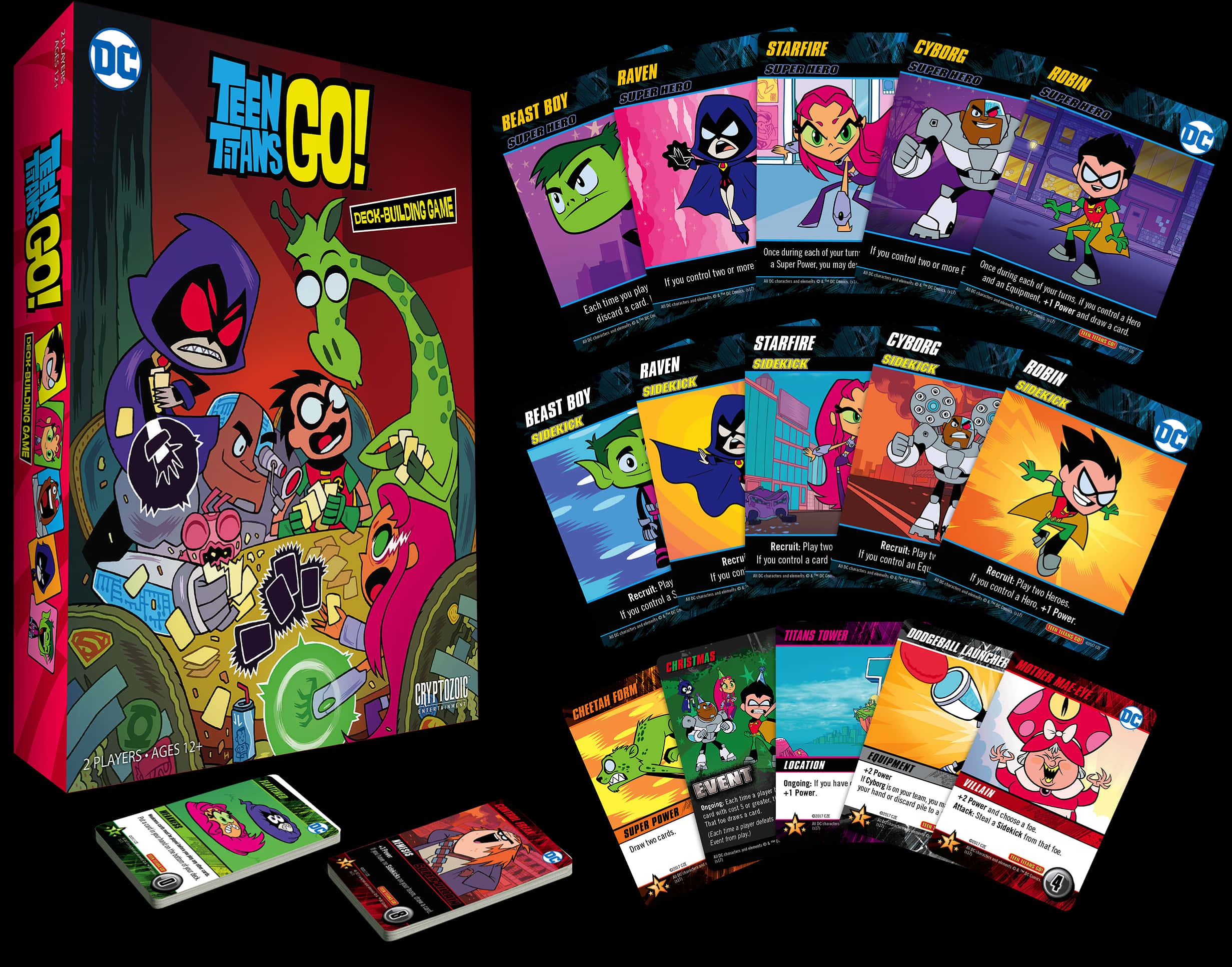 Teen Titans Go Deck Building Game