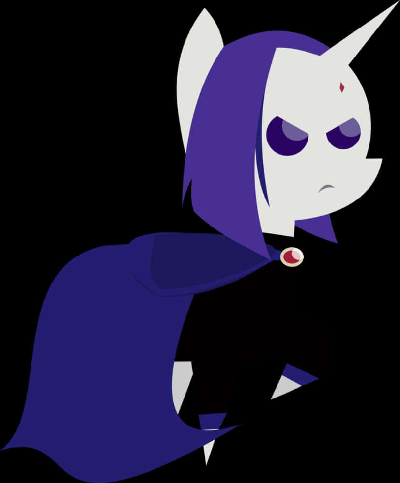 Teen Titans Go Raven Character Portrait