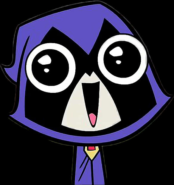 Teen Titans Go Raven Surprised Expression