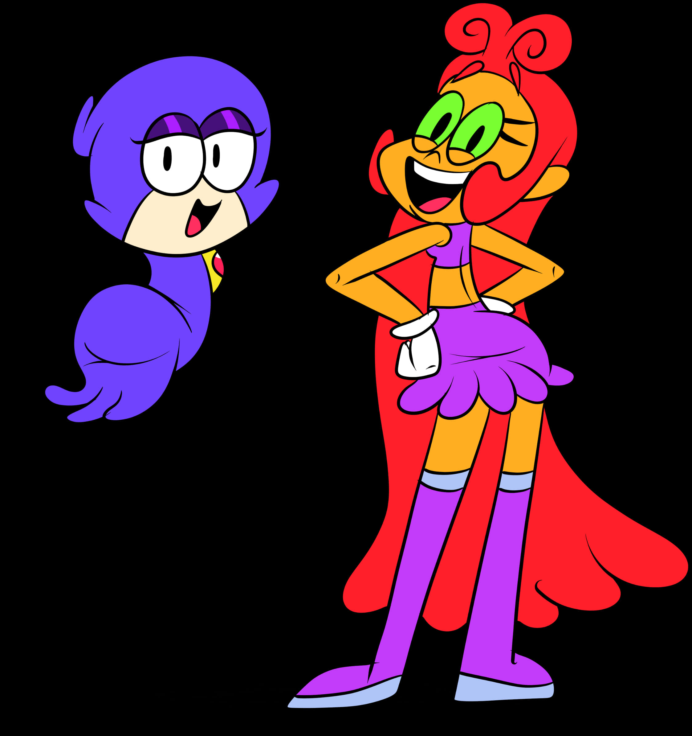 Teen Titans Go Ravenand Starfire Cartoon