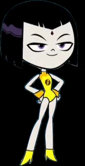 Teen Titans Go Ravenin Yellow Costume