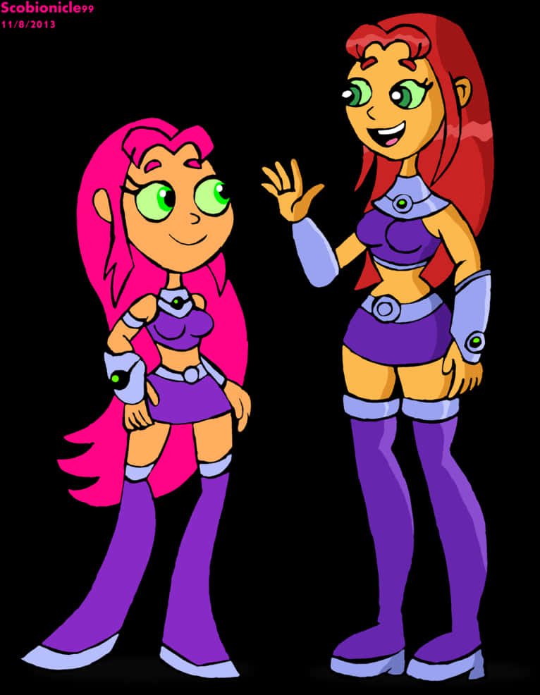 Teen Titans Starfire Variations