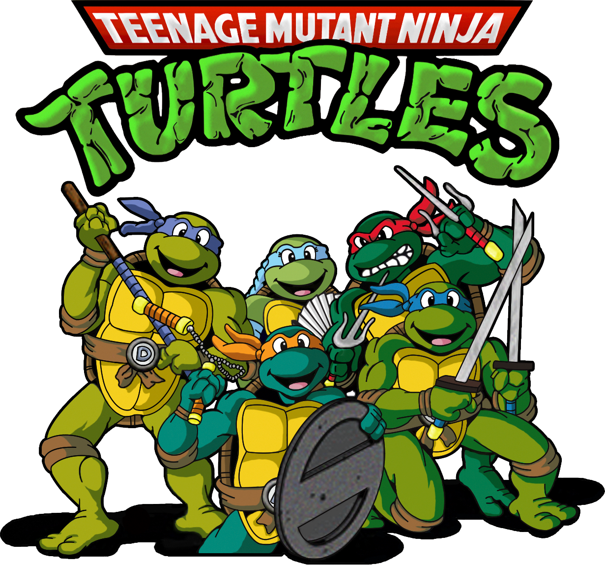 Teenage Mutant Ninja Turtles Group Pose