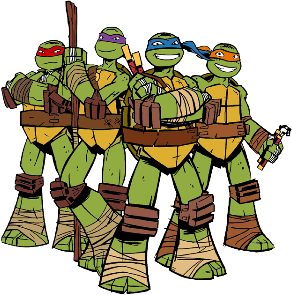 Teenage Mutant Ninja Turtles Group Pose