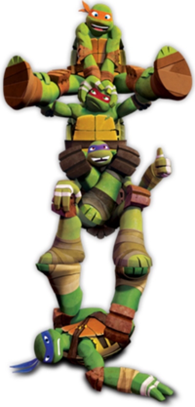 Teenage Mutant Ninja Turtles Stacked Pose