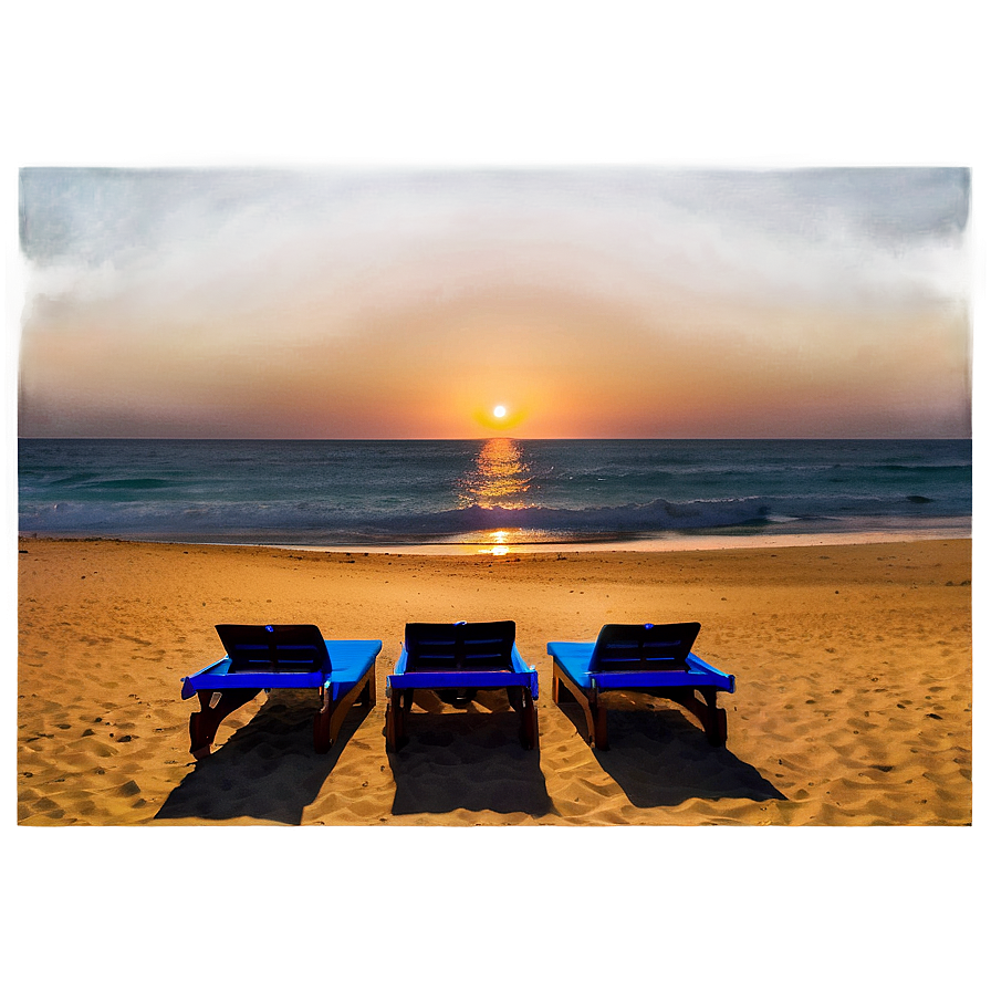 Tel Aviv Beach Sunset Png 06242024