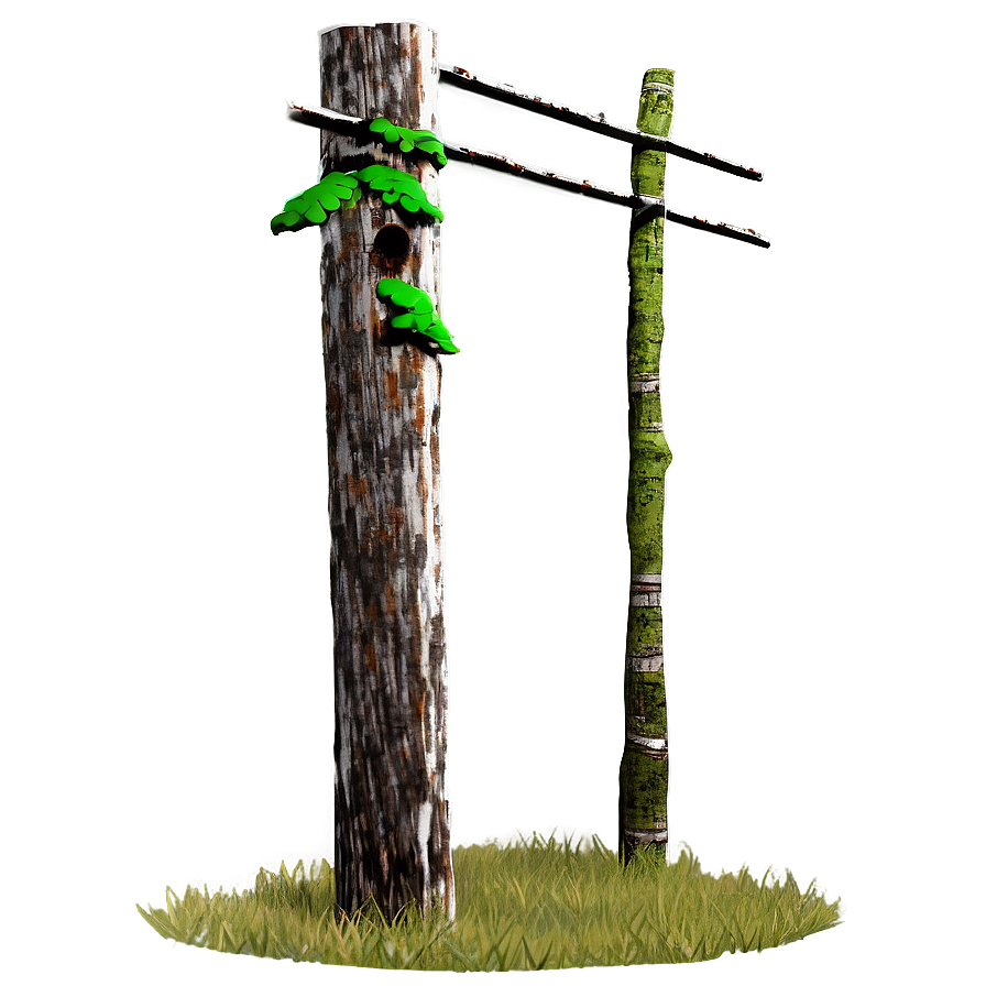 Telephone Pole In Nature Png Njj9