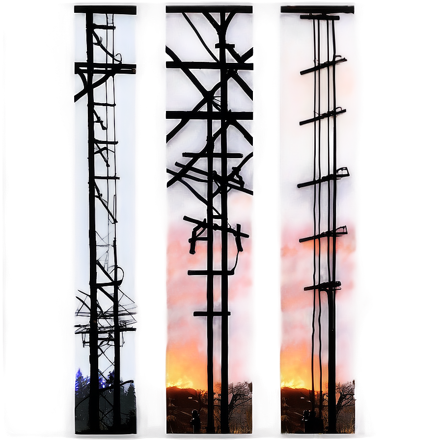 Telephone Pole Sunset Background Png Hlp