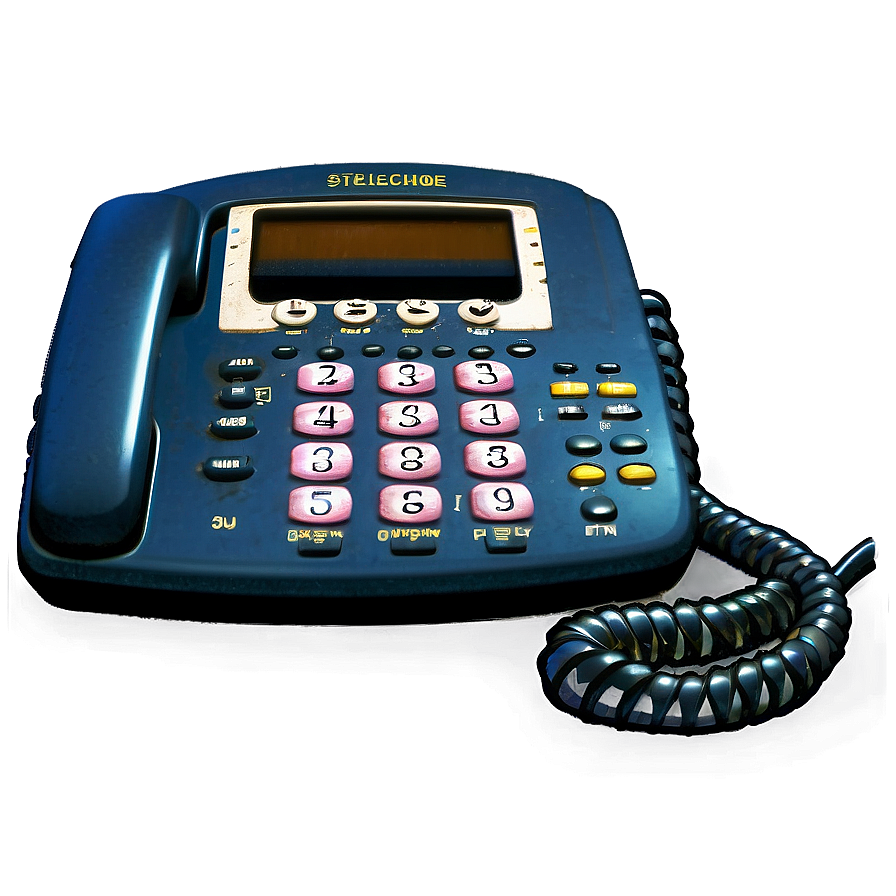 Telephone With Cord Spiral Png Oyv38