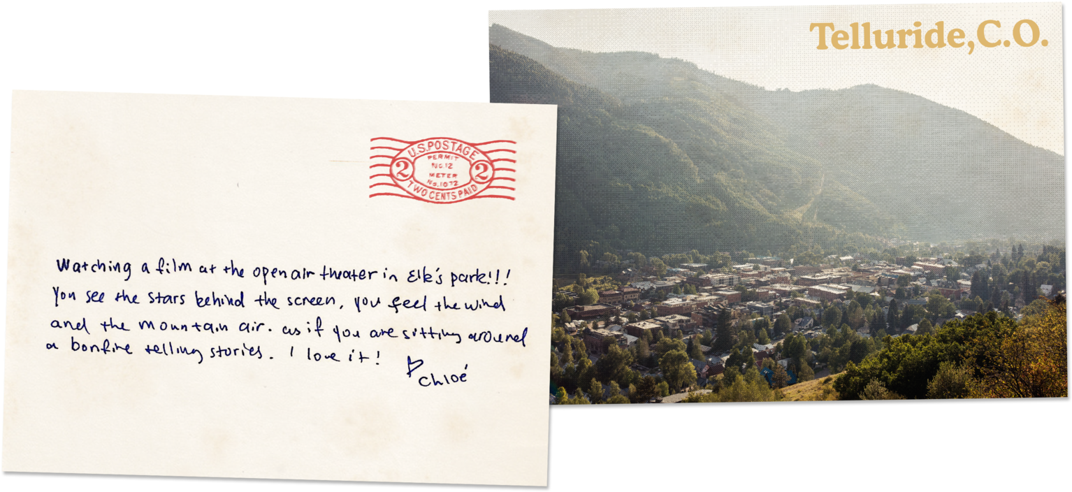 Telluride Colorado Postcard View