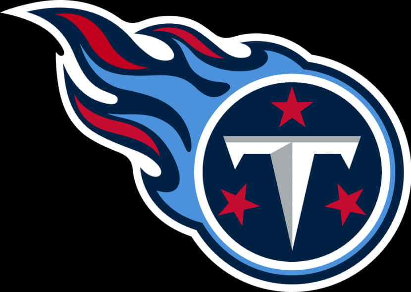 Tennessee Titans Logo Flame