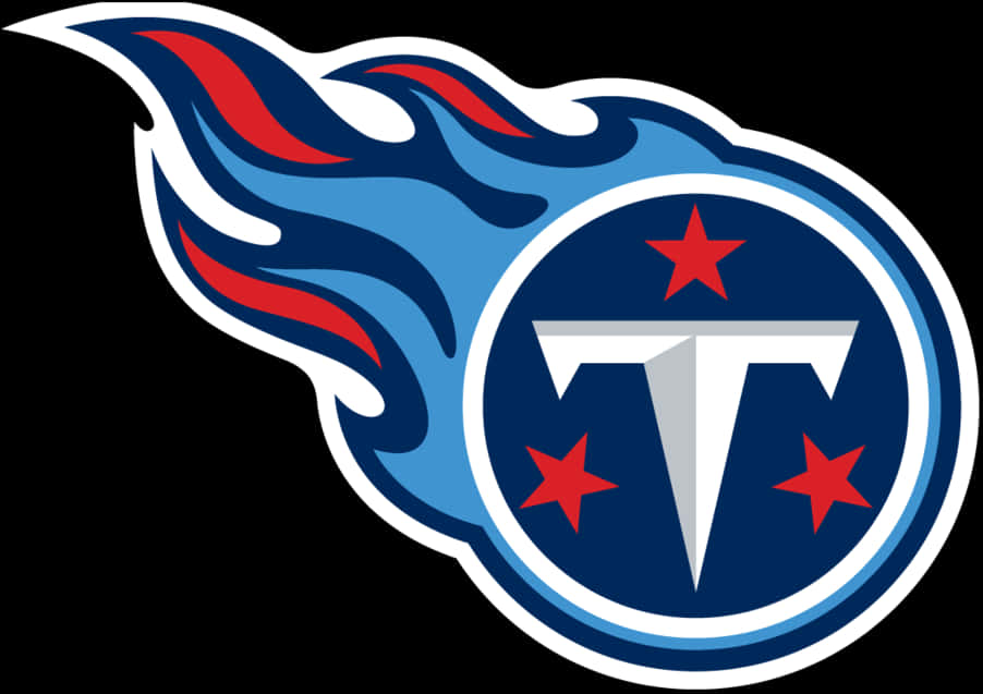 Tennessee Titans Logo Flame