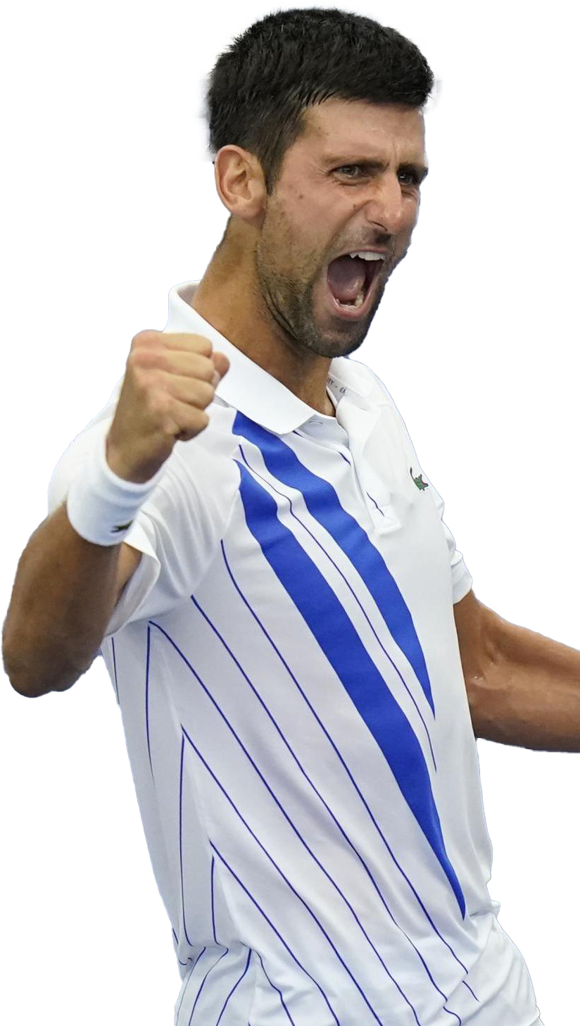 Tennis Player Celebrating Victory