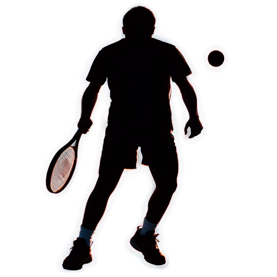 Tennis Player Silhouette Png Wiq