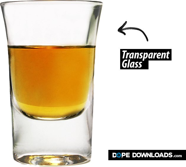 Tequila Shot Transparent Glass