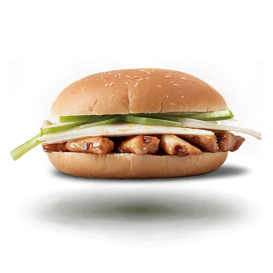 Teriyaki Chicken Sandwich Flavor Png Twr61