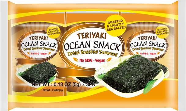 Teriyaki Seaweed Snack Packaging