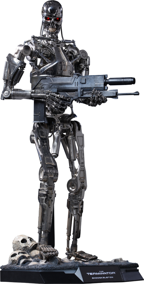 Terminator Endoskeletonwith Minigun