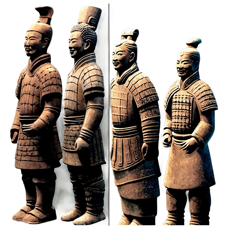 Terracotta Army Warriors Png Hby30