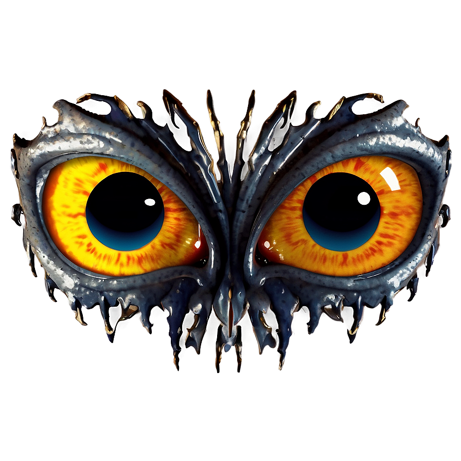 Terrifying Eyes Design Png Bsj89