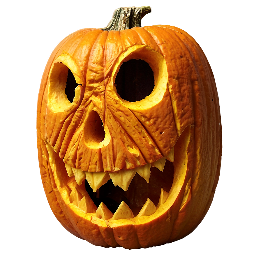 Terrifying Pumpkin Carving Png Gol