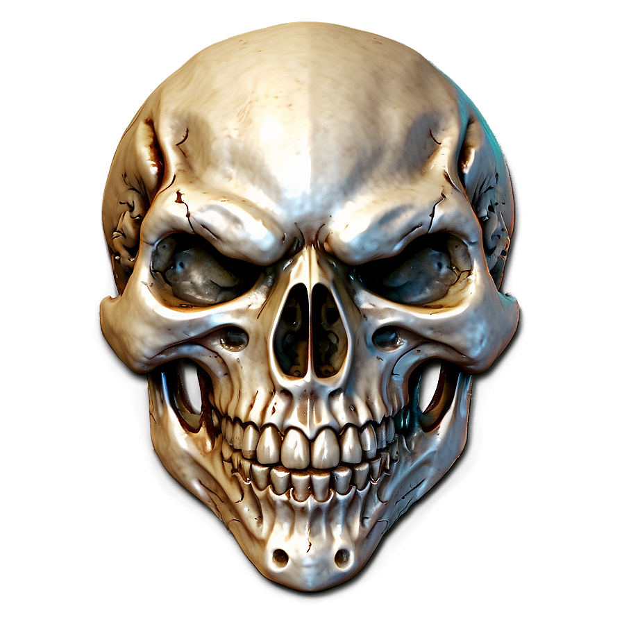 Terrifying Skull Emblem Png Sac