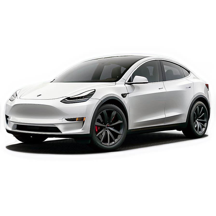 Tesla Model Y In Snow Png 39