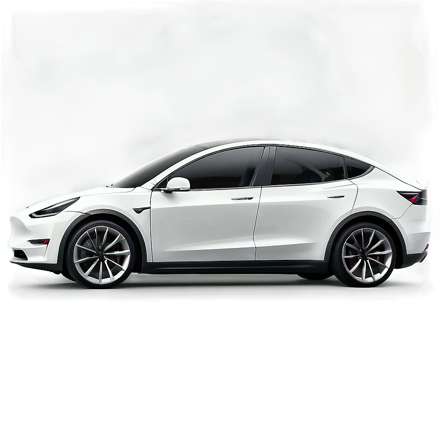 Tesla Model Y Side View Png 85