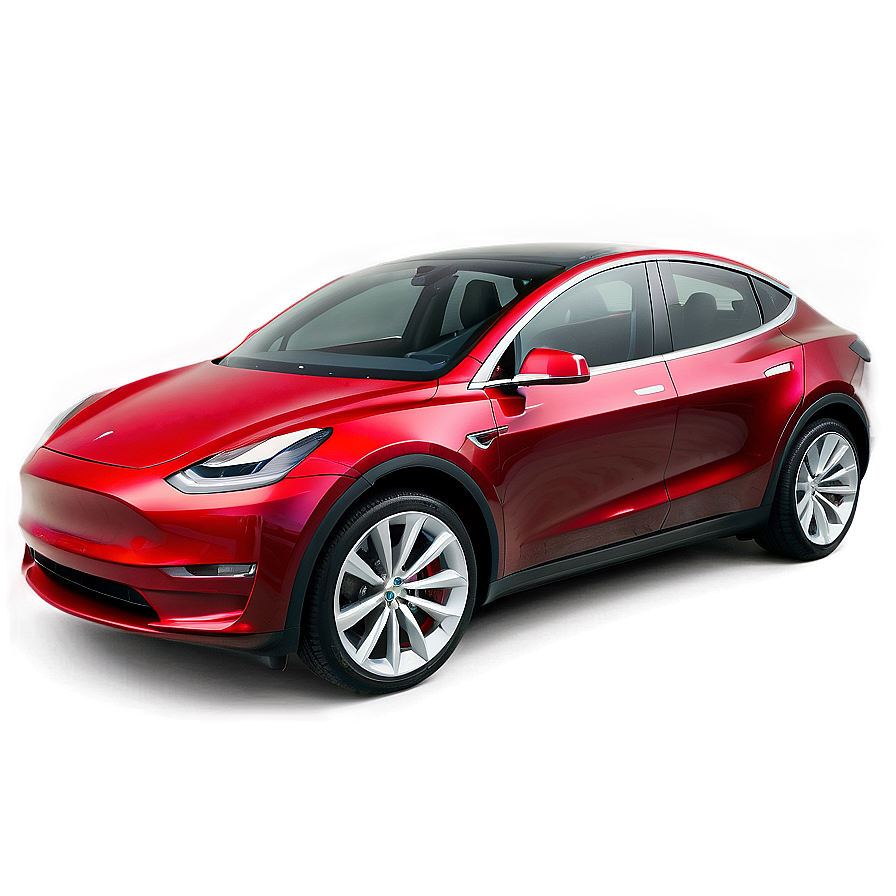 Tesla Model Y With Spoiler Png 06212024